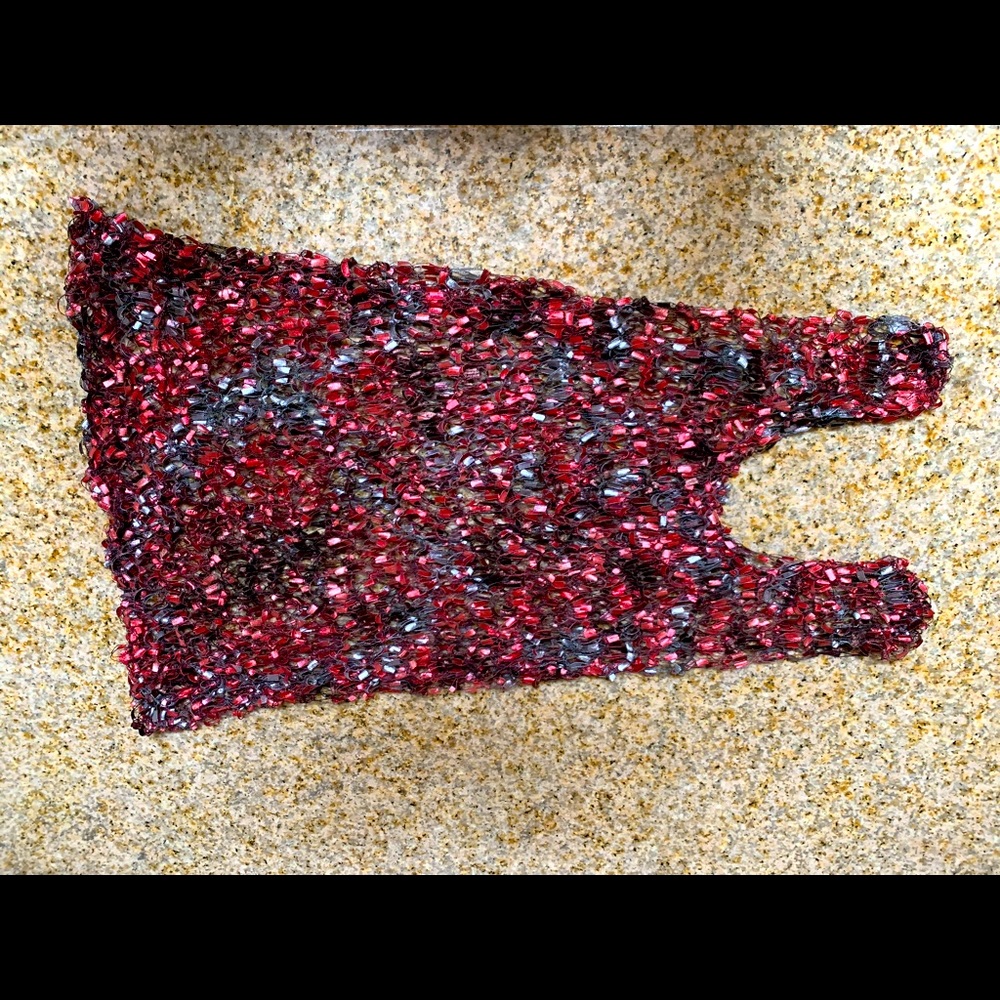 Bright Net top, very stretchy, fits all.